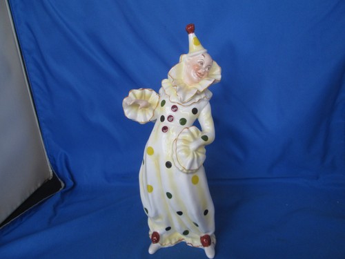 Statuina pagliaccio coalport - pagliaccio,