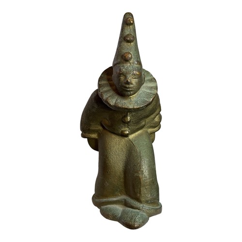 Statuina pagliaccio bronzo - , 6"
