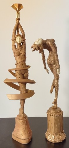 Coppia statuine vintage