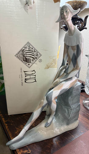 Arlecchino lladro nao con - lladro,