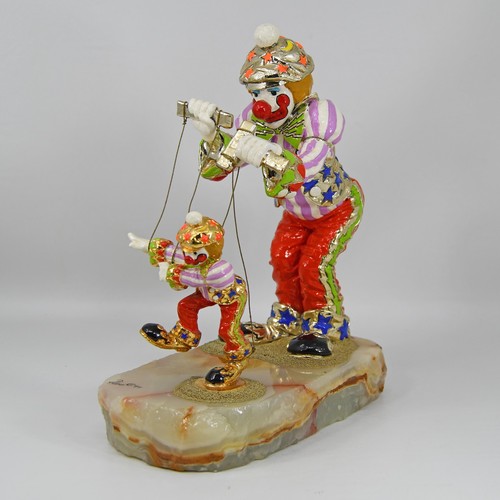 Scultura burattinaio ron lee - ron,
