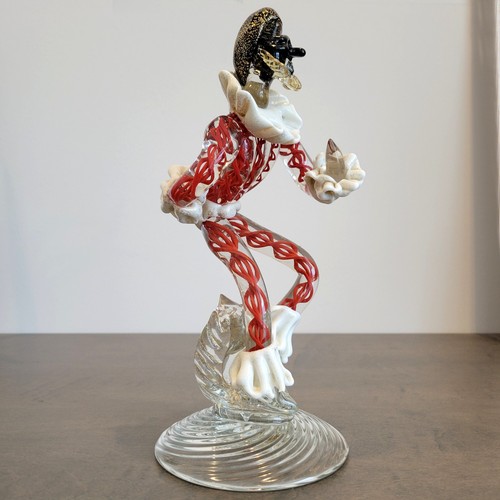 Vetro murano giullare - vetro,