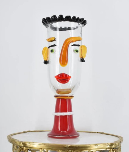 Vaso murano stile vetro - murano,