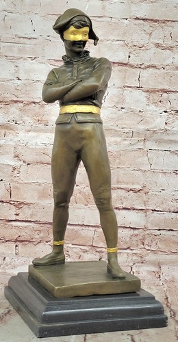 Statua arlecchino giullare - statua,