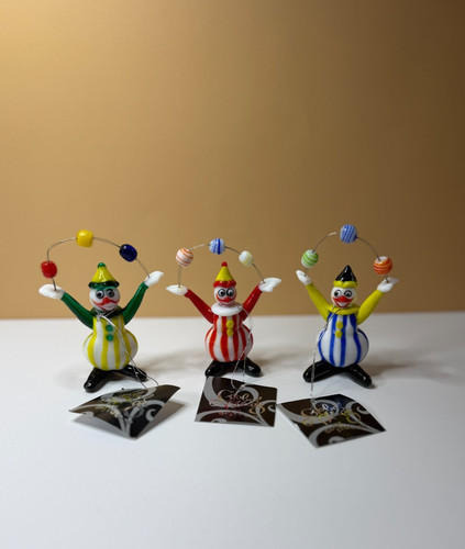 Figure clown vintage vetro - clown,