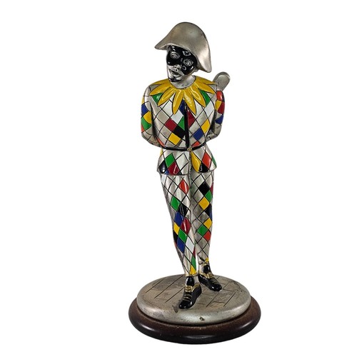 Statuina pagliaccio arlecchino