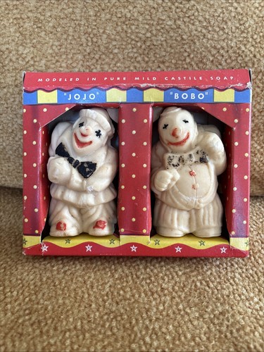 Sapone clown dipinto vintage - clown,